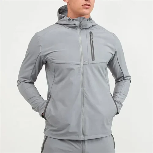 Sports Wear Men Waterproof Hooded Jacket