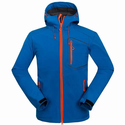 Men's Zip-Front Warm Windproof  Jacket