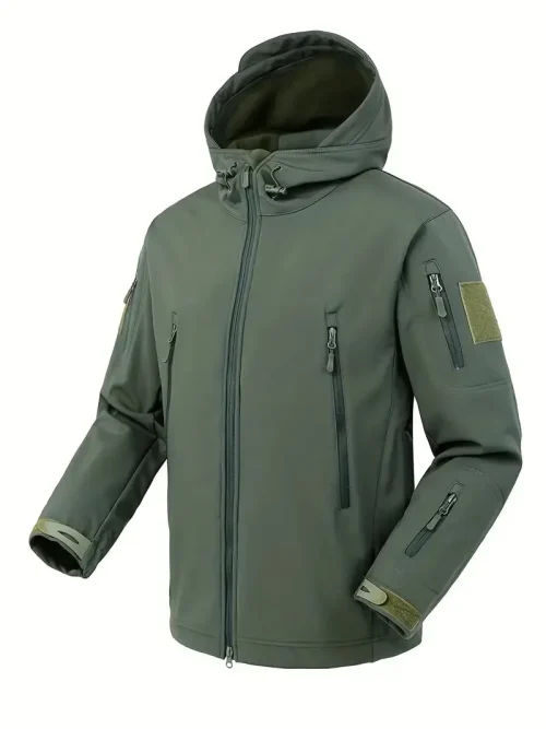 Men's Outdoor Windproof Fleece Softshell Jacket