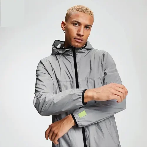 Men's Training Reflective Jacket - Silver