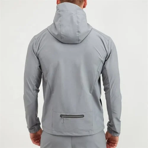 Sports Wear Men Waterproof Hooded Jacket - Image 4