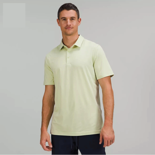 Men's Classic Polo Shirt in Light Green