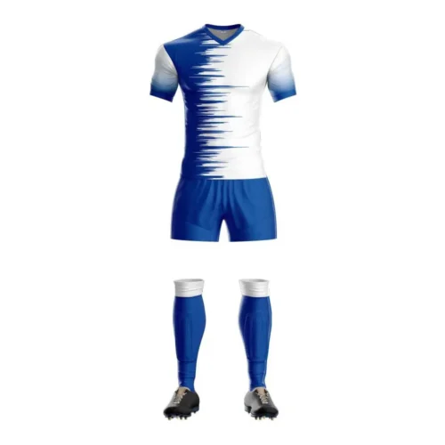 Men's Rugby Uniform Set - Blue & White