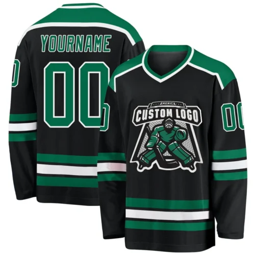 Green-White Classic Ice-Hockey Men's Uniform