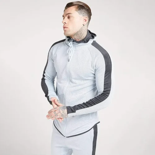 Full Zip Up Streetwear Sweatsuit for  Men - Image 2